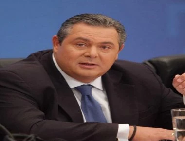 To «καλό ταξίδι» του Π. Καμμένου στον Γ. Αγούδημο (φωτό)